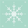 Snowflake icon Royalty Free Stock Photo