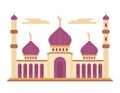 Vector illustration of a special Ramadan mosque