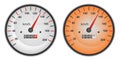 Vector illustration of speedometer