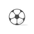 vector illustration sports ball soccer flat icon design