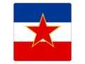 Square Flag of Yugoslavia