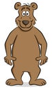 Standing cartoon bear