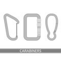 Carabiners Icon Set