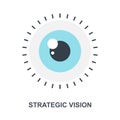 Strategic Vision icon concept