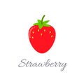 Strawberry icon with title