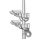 Illustration of surveillance cameras