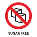 Sugar free sign