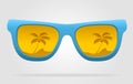 Vector summer surfer sunglasses design