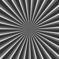 Sunburst, starburst background, converging lines. Vector illustration Royalty Free Stock Photo