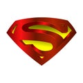 Superman logo vector.