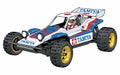 Vector illustration of a Tamiya mini 4WD racing car Royalty Free Stock Photo