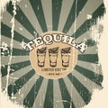 Vector illustration of tequila