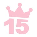 15th birthday party pink clip art