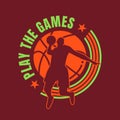 Vector illustration on the theme of basketball in los angeles street. Sport typography, t-shirt graphics,