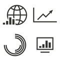 Vector illustration on the theme finance icon