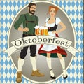 Vector illustration on the theme of Oktoberfest