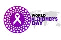 Vector Illustration on the theme World Alzheimer\'s Day