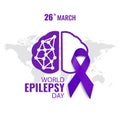 World Epilepsy Day. Royalty Free Stock Photo