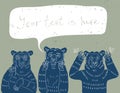 Three Wise Bears