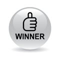 Thumbs up winner button