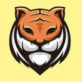 Vector illustration of a tiger with detail