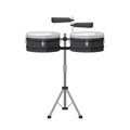 Vector illustration of timbales isolated on white background Royalty Free Stock Photo