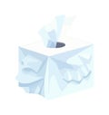 vector illustration tissue box Royalty Free Stock Photo