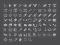 Vector Illustration Tool Icons Royalty Free Stock Photo