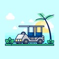 Tourism Golf Cart Royalty Free Stock Photo