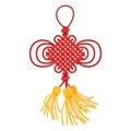 Vector illustration of a traditional China knot