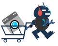washing machine shopping robot