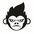 Fashion monkey chimpanzee logo