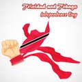 Vector illustration for Trinidad and Tobago independence day