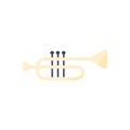 Vector Illustration. Trumpet icon