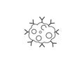 Tumor, Cancer disease icon. Vector illustration.