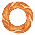 Vector Illustration Of Turkish Bagel