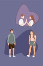 The teenage years. young love, images of teenagers out on their first date, or holding hands