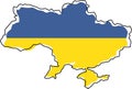 Vector Illustration Ukraine map