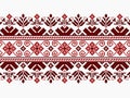 Vector illustration of ukrainian folk seamless pat