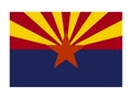 USA state flag of Arizona Royalty Free Stock Photo