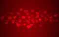 Valentine`s day background vector illustration