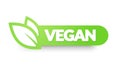 Vector Illustration Vegan Food Icon. Label Elements For Logos, Badges And Stickers