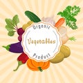 Vector illustration of vegetables