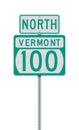 Vermont State Highway road sign