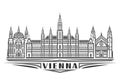 Vector illustration of Vienna