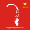 Vector Illustration of vietnam independence day