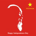 Vector Illustration of vietnam independence day