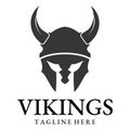 Vector illustration Viking with Helmet