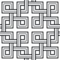 Viking Seamless Pattern - Interweaved Squares Royalty Free Stock Photo