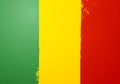 Vector Illustration vintage grunge texture flag of mali Royalty Free Stock Photo